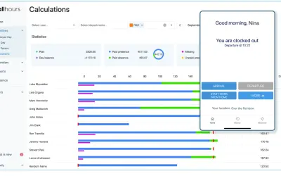 SPICA All Hours - Time and Attendance for Microsoft 365 — screenshot