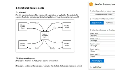 SpiraPlan Document Importer for Microsoft 365 — screenshot