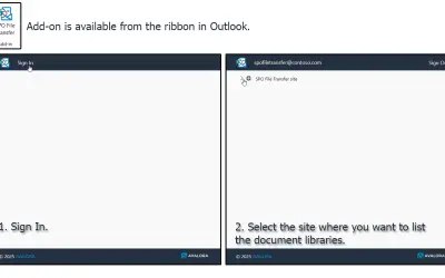 SPO File Transfer for Microsoft 365 — screenshot