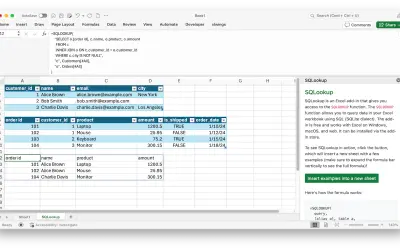 SQLookup for Microsoft 365 — screenshot