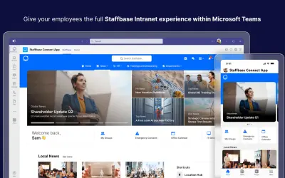 Staffbase Connect App for Microsoft 365 — screenshot