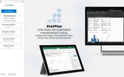 StatPlus for Microsoft 365 — screenshot