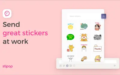 Stipop Stickers for Microsoft 365 — screenshot