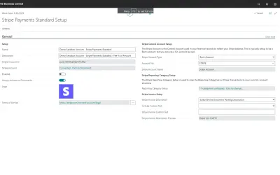 Stripe Payments Standard for Microsoft 365 — screenshot