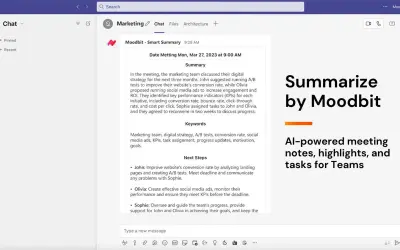 Summarize by Moodbit for Microsoft 365 — screenshot