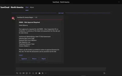 SureCloud - North America for Microsoft 365 — screenshot