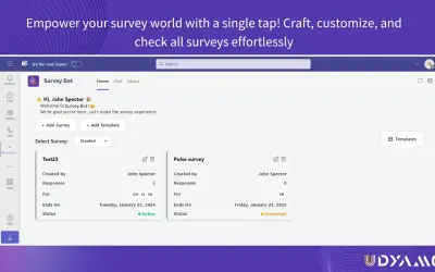 Survey Bot for Microsoft 365 — screenshot