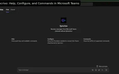 Syncrivo for Microsoft 365 — screenshot