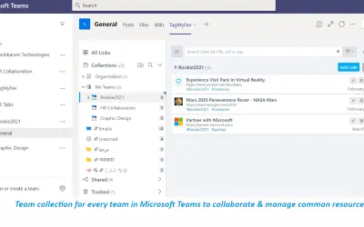 TagMyFav Bookmark for Teams, Outlook & Word for Microsoft 365 — screenshot