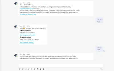Team GPS for Microsoft 365 — screenshot