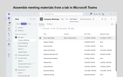 Team Papers for Microsoft 365 — screenshot