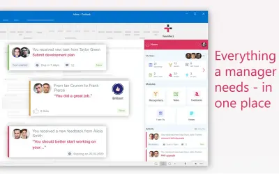 Teamflect for Outlook for Microsoft 365 — screenshot