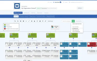 TeamImprover - Team Organization Chart for Microsoft 365 — screenshot
