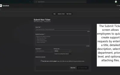 TeamsDesk for Microsoft 365 — screenshot