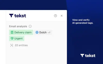 Tekst for Microsoft 365 — screenshot