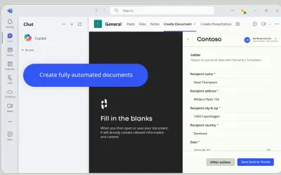 Templafy for Microsoft 365 — screenshot
