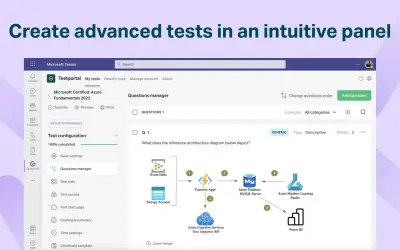Testportal for Microsoft 365 — screenshot