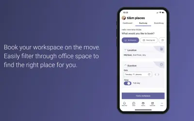 ti&m places for Microsoft 365 — screenshot