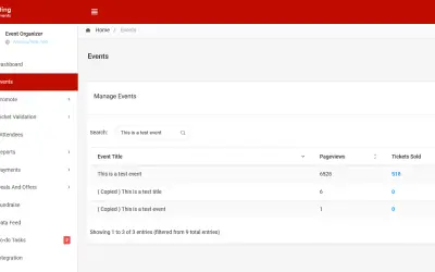 Ticketing.Events for Microsoft 365 — screenshot