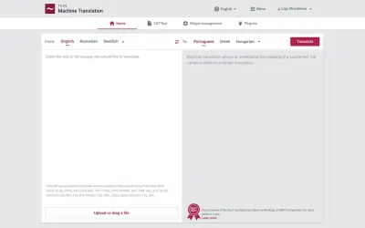 TildeMT for Microsoft 365 — screenshot