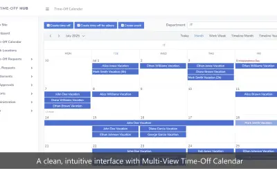 Time-Off Hub for Microsoft 365 — screenshot