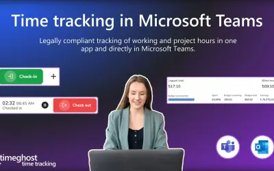 timeghost Time Tracking for Microsoft 365 — screenshot