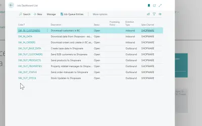 Tinx Shopware Connector for Microsoft 365 — screenshot