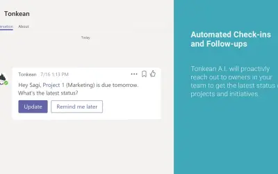 Tonkean for Microsoft 365 — screenshot