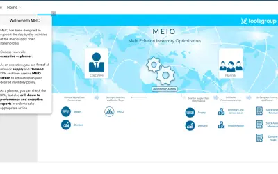 ToolsGroup Multi-Echelon Inventory Optimization for Microsoft 365 — screenshot