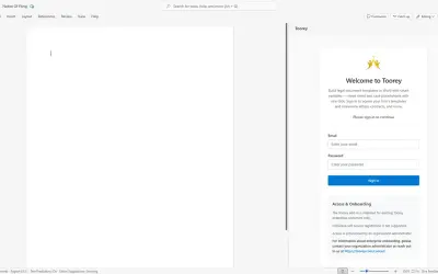 Toorey for Microsoft 365 — screenshot