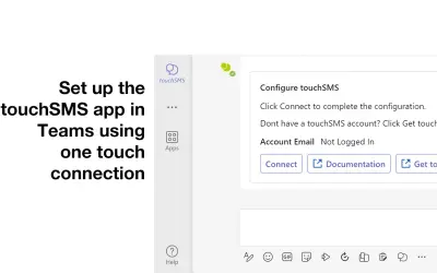 touchSMS for Microsoft 365 — screenshot