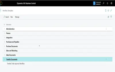 Transfer Order Enhancement for Microsoft 365 — screenshot