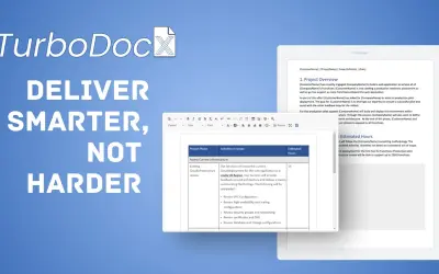 TurboDocx Writer for Microsoft 365 — screenshot