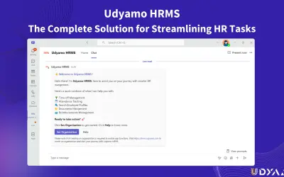 Udyamo HRMS for Microsoft 365 — screenshot