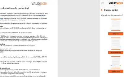 ValidSign for Microsoft 365 — screenshot