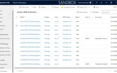 ValueFirst Business Messaging for Microsoft 365 — screenshot