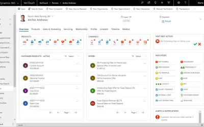 VeriPark Next Best Action for Microsoft 365 — screenshot
