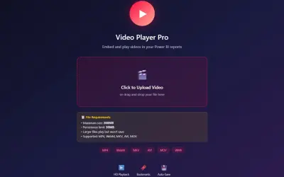 video-player-pro for Microsoft 365 — screenshot