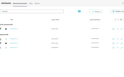 vimheslo for Microsoft 365 — screenshot
