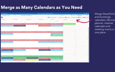 Virto Calendar Overlay for Microsoft 365 — screenshot