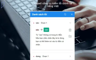 Vispell for Microsoft 365 — screenshot