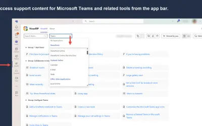 VisualSP - In Context Training for Microsoft 365 — screenshot