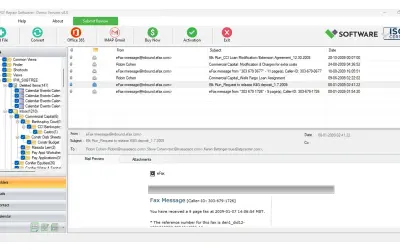 vMail OST to PST Converter for Microsoft 365 — screenshot