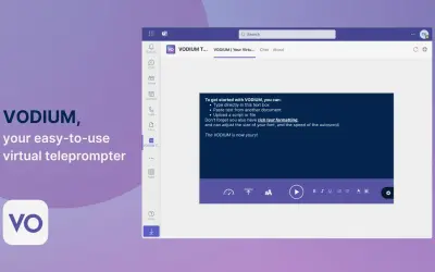 VODIUM for Microsoft 365 — screenshot
