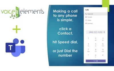 Voice Elements Calling Package for Microsoft 365 — screenshot