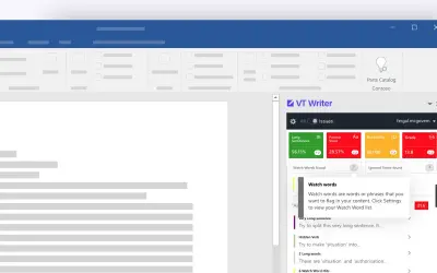 VT Writer for Microsoft 365 — screenshot