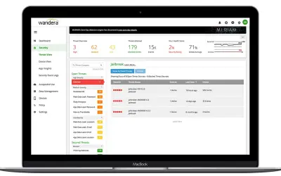 Wandera Mobile Security Suite for Microsoft 365 — screenshot