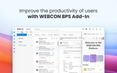 WEBCON BPS Cloud for Outlook for Microsoft 365 — screenshot