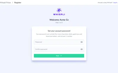 Whispli for Microsoft 365 — screenshot