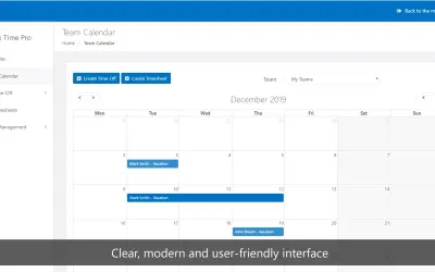 Work Time Pro for Microsoft 365 — screenshot